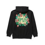 Skull Wreath Black Hoodie - Image 2