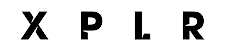 xplr merch text logo